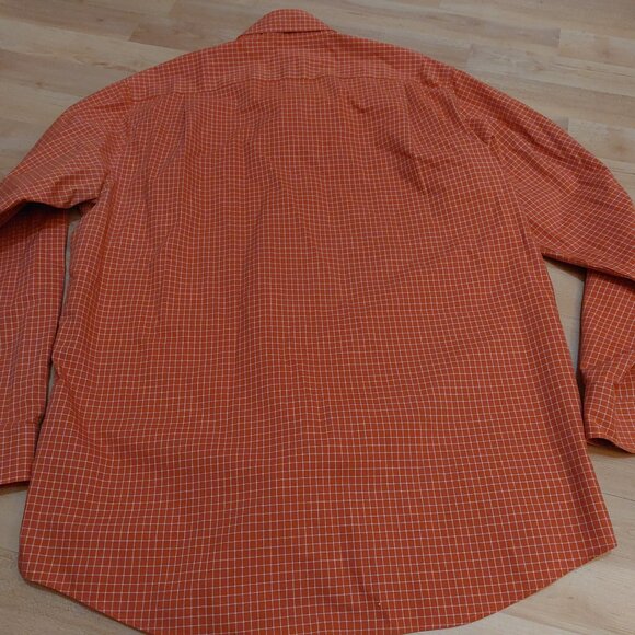 L.L.Bean Men Size M Plaid Wrinkle Free Traditional Fit Long Sleeve Shirt - Picture 9 of 9